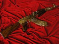 CULT GOLDEN AK-47 ASSAULT GEWEHR KALASHNIKOV (1086 / L) - 5