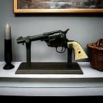 COLT PEACE MAKER 1873r SINGLE ACTION ARMY CAL 45 krótszy czarny kość (k1062-1M) - 5