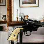 COLT PEACE MAKER 1873r SINGLE ACTION ARMY CAL 45 krótszy czarny kość (k1062-1M) - 6