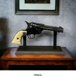 COLT PEACE MAKER 1873r SINGLE ACTION ARMY CAL 45 krótszy czarny kość (k1062-1M) - 7