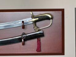 POLNISCHE SABRE wz 1921 SOFT Offiziere Mit Scheide auf dem dekorativen Brett