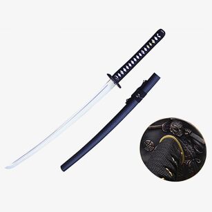 Katana Schwert scharf echt zum Training Metall Stahl 1045 Samurai 100% handgefertigt Nur für Erwachsene - 18 Jahre erforderlich SW-9215