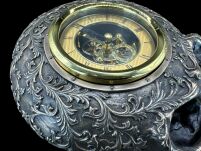 STEAMPUNK WISZĄCY ZEGAR CZASZKA VERONESE (WU77266A4) - 4