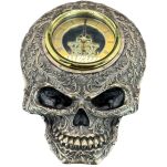 STEAMPUNK WISZĄCY ZEGAR CZASZKA VERONESE (WU77266A4) - 8