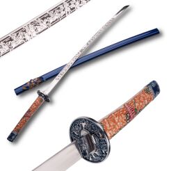 RODOWA KATANA JAPOŃSKA TAIRA HEIKE MIECZ SAMURAJSKI 126 +STOJAK