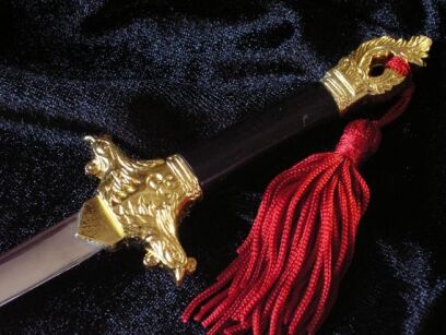 HISTORISCHEN SCHWERT MINIATURE STAHL TAI CHI (24)