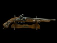 DŁUGI ANGIELSKI PISTOLET Z ZAMKIEM SKALKOWYM (W160) - 8