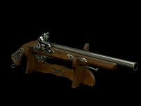 DŁUGI ANGIELSKI PISTOLET Z ZAMKIEM SKALKOWYM (W160) - 9
