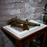 DŁUGI ANGIELSKI PISTOLET Z ZAMKIEM SKALKOWYM (W160) - 10