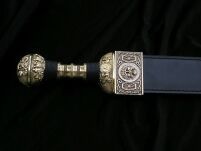 RZYMSKI SZTYLET JULIUSZA CEZARA PUGIO DAGA Z POCHWĄ 512 - 8