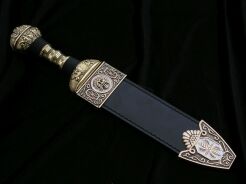 RZYMSKI SZTYLET JULIUSZA CEZARA PUGIO DAGA Z POCHWĄ 512