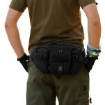 SASZETKA NERKA TAKTYCZNA WOJSKOWA SURVIVAL WODOODPORNA CZARNA CY-6011 - 8