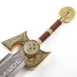 Miecz Ashbrigher inspirowany World of Warcraft z zawieszką 120 cm JT6108G - 3