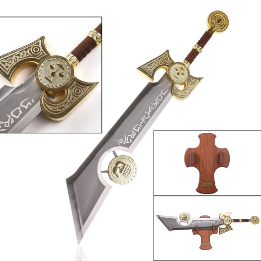 Miecz Ashbrigher inspirowany World of Warcraft z zawieszką 120 cm JT6108G