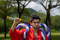 Miecz Katana Roronoa Zoro Kozuki Oden's Ame no Habakiri One Piece Drewniany JT10661W - 9