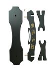 Solidny stojak pojedynczy do ekspozycji mieczy japońskich katana, wakizashi, tanto GXWOOD-04 - 6