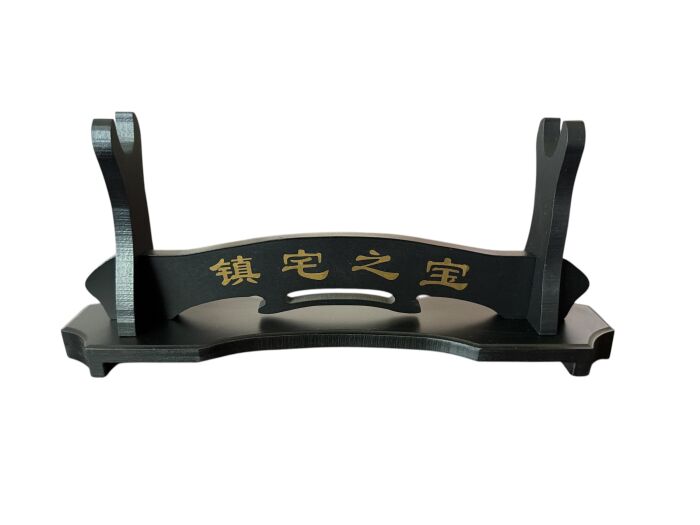 Solidny stojak pojedynczy do ekspozycji mieczy japońskich katana, wakizashi, tanto GXWOOD-04