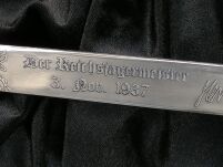NIEMIECKI KORDZIK MYŚLIWSKI Z 1937 ROKU Z POCHWĄ IUS-D-203 - 15