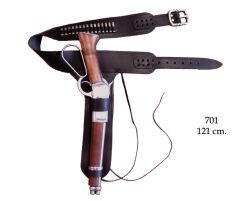 LEDERGÜRTEL COWBOY mit KUGELN (701)