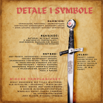 HISTORISCHE MINIATUR TEMPLAR SWORD (23) - 4