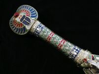 BOGATO ZDOBIONY EGIPSKI MIECZ TUTENCHAMONA 204 - 6