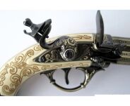 PISTOLET SKAŁKOWY TRZYLUFOWY Z ORŁEM 5306 - 5