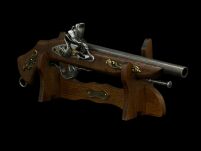 ANGIELSKI UNIKATOWY PISTOLET Z ZAMKIEM SKAŁKOWYM (W162) - 5