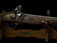 ANGIELSKI UNIKATOWY PISTOLET Z ZAMKIEM SKAŁKOWYM (W162) - 6