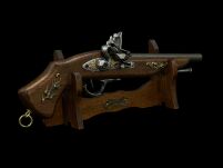 ANGIELSKI UNIKATOWY PISTOLET Z ZAMKIEM SKAŁKOWYM (W162) - 11