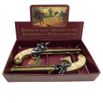 ZESTAW PISTOLETÓW POJEDYNKOWYCH Z ZAMKIEM SKAŁKOWYM Z XVIII w. (K1102-2L) - 14
