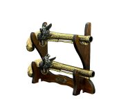 ZESTAW PISTOLETÓW POJEDYNKOWYCH Z ZAMKIEM SKAŁKOWYM Z XVIII w. (K1102-2L) - 13