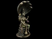 HINDUSKI BÓG VISHNU VERONESE WU76797A4 RZEŹBA BRĄZ - 6