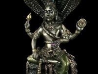 HINDUSKI BÓG VISHNU VERONESE WU76797A4 RZEŹBA BRĄZ - 7