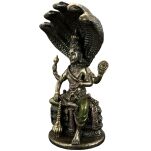 HINDUSKI BÓG VISHNU VERONESE WU76797A4 RZEŹBA BRĄZ - 11