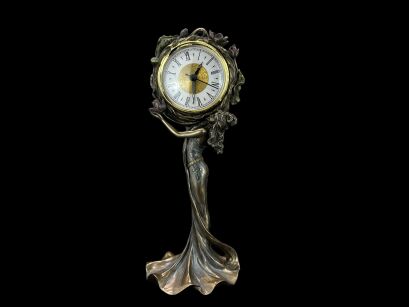 Original Jugendstil Uhr mit Frau VERONESE (AN10085A4)