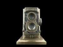STEAMPUNK Buchstütze mit Vintage CAMERA VERONESE (WU76960V4) - 3