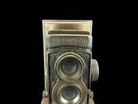 STEAMPUNK Buchstütze mit Vintage CAMERA VERONESE (WU76960V4) - 6