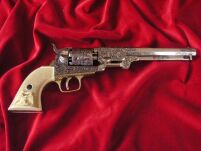REPLICA GUN - US-MARINE COLT REVOLVER 1851. RICH GRAWER (1040 / B) - 2