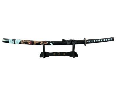 Stojak Bushido pojedynczy do ekspozycji mieczy japońskich katana, wakizashi, tanto GXWOOD-01