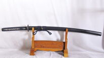 HANDGEMACHTER KOHLENSTOFF-STAHL JAPANISCHES SAMURAI IAITO KATANA SCHWERT R873 - 2