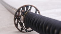 HANDGEMACHTER KOHLENSTOFF-STAHL JAPANISCHES SAMURAI IAITO KATANA SCHWERT R873 - 9