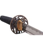 HANDGEMACHTER KOHLENSTOFF-STAHL JAPANISCHES SAMURAI IAITO KATANA SCHWERT R873 - 10