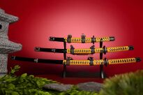 Zestaw Tachi Katana Wakizashi Tanto Plus Stojak HKS013 - 6