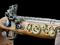 Pistolet Skałkowy w Stylu Steampunk  AG328.01 - 13