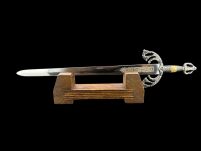 NOŻYK DO LISTÓW MINIATURKA HISTORYCZNY MIECZ CYDA WALECZNEGO 27 CM PLUS STOJAK (07) - 9