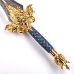 Miecz Króla Llane inspirowany World of Warcraft z zawieszką 118 cm JT6159 - 2