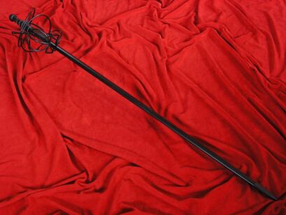 INTERESSANT BLACK RAPIER mit Scheide (KS-5918BK)