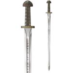 Miecz Króla Ragnara Lothbroka inspirowany WIKINGOWIE 100 cm z zawieszką BY-150B - 11
