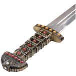 Miecz Króla Ragnara Lothbroka inspirowany WIKINGOWIE 100 cm z zawieszką BY-150B - 14
