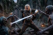 OSTRY Wielki miecz Geralta inspirowany Wiedźmin The Witcher z pochwą 9321 - 2